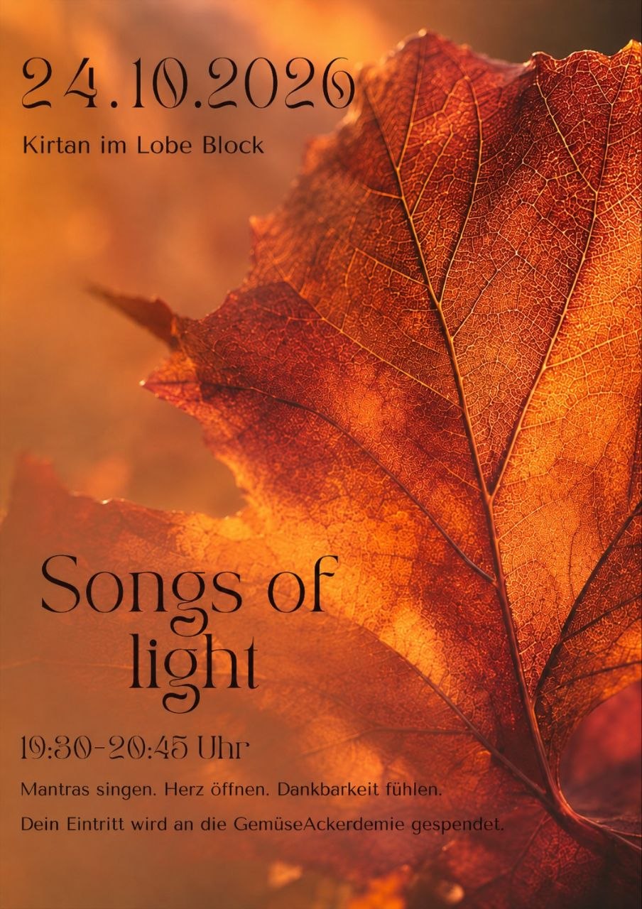 Songs of Light – Kirtan im Lobe Block
